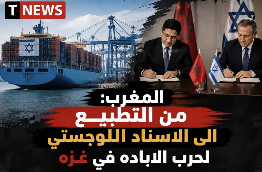 المخزن: من التطبيع إلى الدعم اللوجستي لجيش الاحتلال في حرب الإبادة على غزة